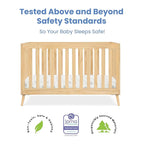 Delta Children Essex 4-in-1 Convertible Crib, Natural