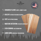 8-Pack 7x15 Cedar Grilling Planks for Whole Salmon Filet