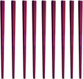Stainless Steel Chopsticks,Reusable ,Dishwasher Safe , Easy to Use（9 PCS,purple）