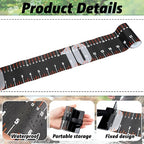 VioraWhite 2 Pcs 48 Inch Fishing Ruler Fishing Measuring Tape with Bump Board Waterproof Portable Roll up Fish Measuring Board Device Tool for Crappie Tuna Shark Swordfish
