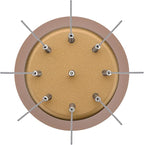 Normcore WDT Tool V2.1 with Stand - 0.23mm 9 Prong Espresso Distribution Tool, Weiss Distribution Technique, Magnetic Coffee Stirrer with 16 Extra Needles, Bronze Anodized Aluminum Handle
