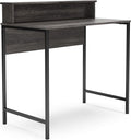Signature Design by Ashley Freedan Modern Industrial Home Office Writing Desk, Dark Gray