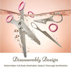 6" Come Apart Kitchen Scissors for Food, Kitchen Shears for Cutting Meat | food scissors dishwasher safe, scissors all purpose heavy duty,heavy duty scissors,metal shears,sharp scissors