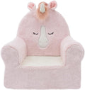Soft Landing Animal Adventure Pink Unicorn, Sweet Seats, Compressed Premium Character Chair with Carrying Handle & Side Pockets