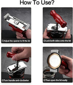 Adjustable Jar Opener for Weak Hands, Stainless Steel Lid Opener | Adjustable stainless steel jar opener for weak hands, anti-slip grip for easy lid removal, senior friendly tool