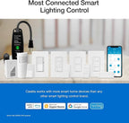 Lutron Caseta Original Smart Dimmer Switch Starter Kit, with Pico Remote, Wall Plate, and Smart Hub, Works with Alexa, Apple Home, and Google Home, 3 Way, 150W, No Neutral Req, P-BDG-PKG1W