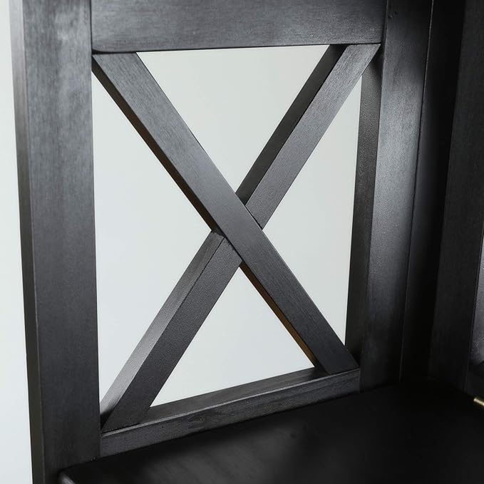 Casual Home Montego 3-Shelf Bookcase, Black (New)