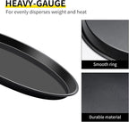 Round Cake Pan, 10 Inch Cake Pan Giant Shollow Baking Pan Round Sheet Cake Tray Pan for Christmas Baking