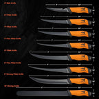 KastKing Speed Demon Pro Fillet Knife with Protective Sheath | Razor Sharp G4116 German Stainless Steel Blade, Non-Slip Grip, Corrosion-Resistant Coating, 8 Options Available