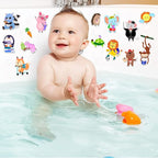 Brand, Cute Animals 21PCS Thick Gel Clings Stickers for Kids, Animal Decals, Airplane Birthday Party Supplies, Wide Application, Removable, Reusable, Cartoon Pattern, Indoor Usage