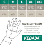 Kebada T3 Winter Work Gloves for Men and Women, Warm Knit Cold Weather Work Gloves, Thermal Insulated Freezer Gloves, 100% Latex Coating Non-slip Grip, Long Wrist Design, 3 Pairs, Orange, X-Large