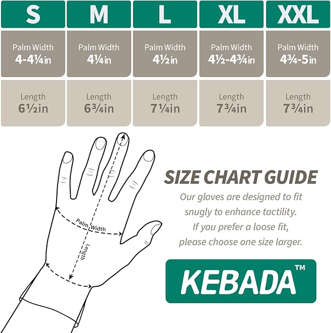 Kebada T3 Winter Work Gloves for Men and Women, Warm Knit Cold Weather Work Gloves, Thermal Insulated Freezer Gloves, 100% Latex Coating Non-slip Grip, Long Wrist Design, 3 Pairs, Green, XX-Large