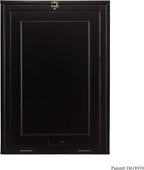 SEI Furniture Convertible Desk, 32.00 in. H x 22.00 in. W x 6.00 in. D, Black