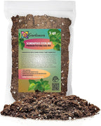 Premium Scindapsus Sterling Plant Soil Mix by Gardenera - Stimulate Growth and Elevate Variegation Beauty with Nourishing Formula - 5 Quart