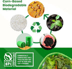 13 Gallon Compostable Trash Bags,50 Count, Heavy Duty Tall Kitchen Food Scrap Waste Bag,Certified BPI and ASTM D6400 Standard