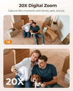 FOSCAM Home Security Camera R4S 4MP WiFi IP Camera,Wireless Baby Monitor with AI Human Detection Sound Detection 33ft Night Vision 2 Way Audio Camera Compatible with Alexa Black