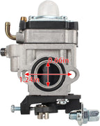 Carbhub 967086901 Carburetor for Poulan Pro PR46BT PR48BT BP400 PR2322 BP402 967086901 150032738 530058436 Eskimo Mako M43 M43Q8 Viper 43cc Engine Southland SCV43 SEA43 Earth Auger Carb 62100-81010