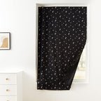 Amazon Basics Portable Blackout Curtain Shade with Suction Cups, 50" W x 78" L, 1-Pack, Moon and Stars