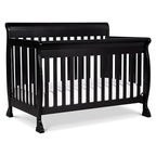 DaVinci Kalani 4-in-1 Convertible Crib in Ebony, Greenguard Gold Certified