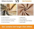 Gazebo Curtain Replacement Universal 4-Panel Sidewalls 10' x 10', Outdoor Gazebo Privacy Curtains with Zipper, Replacement for Outdoor, Patio Canopy, Garden and Backyard (Curtain Only)