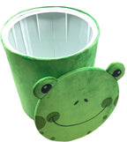 Storl Organizer Storage Stool for Toy and Cloth and Kids Stool (Frog, 12Wx13H)