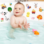 Brand Farm Animal Gel Clings Stickers for Kids, 21PCS Reusable Decals, Wall, Car, Window Decorations, Classroom, Home, Nursery, Party Supplies