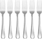 Oneida Flight Dinner Forks Silverware Set for 6, Flatware | Mirror finish, dishwasher safe | cutlery set for kitchen and dining, utensil set, heavy duty, kitchen essentials