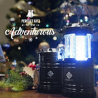 Etekcity LED Camping Lanterns, Battery Included, 4 Pack | Power Outages, Hurricane Preparedness, Camping Essentials, Emergency Kit, Water Resistant, Collapsible Design