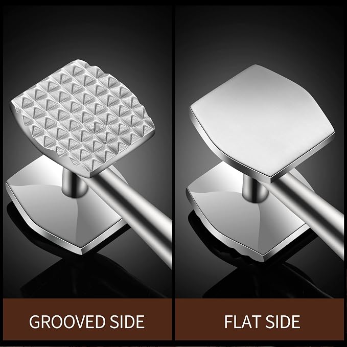 Aliglow Meat Tenderizer Hammer Tool Mallet Pounder for Kitchen Tenderizing Steak Beef Poultry