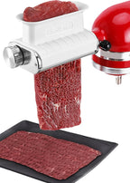 Meat Tenderizer Attachment for KitchenAid Mixer, 3 Thickness Settings | Fits KitchenAid Stand Mixers: Tenderizes beef, pork, lamb & venison — deeper marinade for juicier results