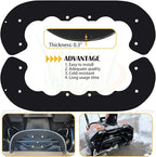 99-9313 Snow Blower Paddles with 133-5585 Scraper Replaces 125-1128 55-9250 55-9251 88-0771 for Toro 621 721 210R 421QR 621E 621QZE 621QZR 621R 621E 721QZE 721R Power Clear CCR6053 Snowthrower