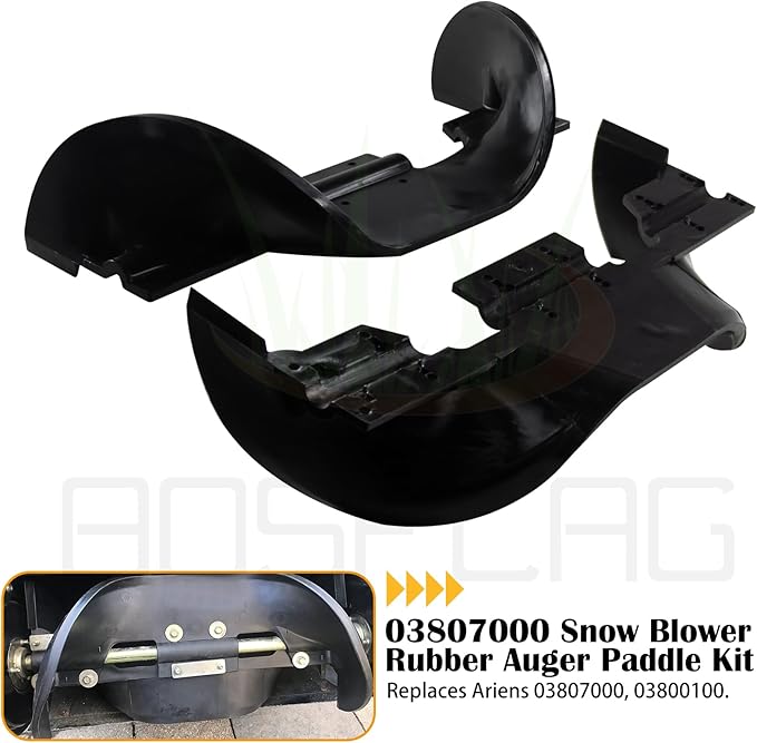 03807000 Snow Blower Auger Paddle Replaces Ariens 03807000 Auger Blade for Ariens 522 Snowblower Paddles Ariens SS522E Paddle Ariens SS322, SS322E, SS522, SS722, SS722C, 938017, 22" Snowblower