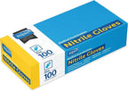 Inspire Black Nitrile Disposable Gloves | 4.5 Nitrile Disposable Safety Medical Cooking Cleaning Gloves