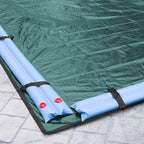 Robelle 25 x 45 ft Commercial Teal Winter Pool Cover for Inground Pools, 5 ft Overlap (30 x 50 ft Cover Size), Solid 12 x 12 Scrim, 3.7 oz/yd2, 18-Year Warranty, Style: 392545RA