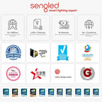 Sengled Smart Light Bulb, E12 Smart Bulb, S1 Auto Pairing with Alexa Devices, Candelabra Light Bulbs, Smart Chandelier Light Bulbs That Work with Alexa, 45W Equivalent, Warm Light Bulbs, 4-Pack