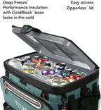 Titan by Arctic Zone Deep Freeze Cooler - Zipperless Hardbody Cooler - Deep Freeze Insulation, HardBody Liner, and SmartShelf