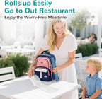 Silicone Placemat for Baby Self-Eating: Dishwasher Safe & Non-Slip for Dining Table - Table Mat for Baby 8-18 Months
