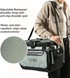 Titan by Arctic Zone Deep Freeze Cooler - Zipperless Hardbody Cooler - Deep Freeze Insulation, HardBody Liner, and SmartShelf