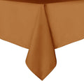 sancua Fall Tablecloth Rectangular - 60 x 84 Inch - Stain and Wrinkle Resistant Polyester Fabric Rectangle Table Cloth, Thanksgiving Table Cover for Dining Tables, Buffet Parties, Bronze