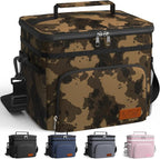 HOTOR Insulated Lunch Box Men Women Leak-Proof Cooler Lunch Bag 9L | 4 Pockets, Adjustable Strap, Ideal for Work, Picnic, Travel, Camping, Gift