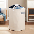 Lawn Bags for Yard Waste | Heavy-Duty Collapsible Leaf Bag, 20 Gallon Reusable Garden Clippings Container & Outdoor Trash Can with 2 Carry Handles (Middle)