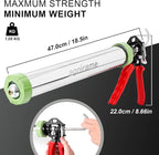 Sausage Caulking Gun, Manual Drive, High Thrust Caulk Gun for Processing Adhesive Cartridges