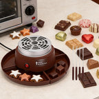 MAVIS LAVEN 2 in 1 Electric Smores Maker, Tabletop Roaster and Chocolate Fondue Pot with 4 Roasting Forks and Detachable Trays (US Plug 110V)
