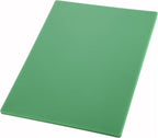 Winco 15" x 20" Green Heavy-Duty Plastic Cutting Board (Set of 6) | Dishwasher safe, Stain resistant, Minimizes dulling, HACCP approved, Great for Charcuterie, Appetizers and Buffet Displays