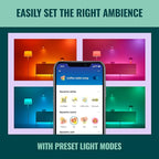 WiZ 40W B12 Color LED Smart Candle-Shaped Bulb - Pack of 6 - E12- Indoor - Connects to Your Existing Wi-Fi - Control with Voice or App + Activate with Motion - Matter Compatible
