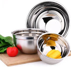 YBM HOME Heavy Duty Professional Stainless Steel Mixing Bowl – Commercial Grade Deep Prep & Serving Bowl for Baking, Cooking, Dough Mixing & Food Prep, Dishwasher Safe, 1.5 Quarts