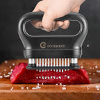 Meat Tenderizer Tool with 48 Stainless Steel Ultra Sharp Needle Blades, Kitchen Cooking Tool Best For Tenderizing, BBQ, Marinade