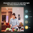 Philips Hue Smart 100W A21 LED Bulb - White and Color Ambiance Color-Changing Light - 1 Pack & Smart 60W A19 LED Bulb - White and Color Ambiance Color-Changing Light - 2 Pack