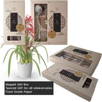 [1 Set] [Made in Korea] Orchid Design Korean Style Sticky Rice Spoon Chopsticks Set Silverware Set 304 Stainless Steel Cutlery Set Soup Spoon Ramen Chopsticks Flatware (1 Set)