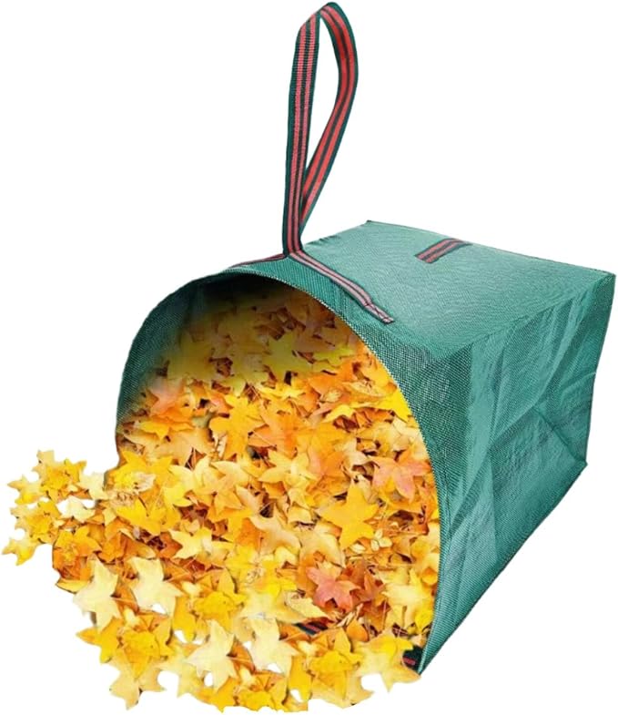 Leaf Collector, Large Yard Dustpan-Type Lawn and Leaf Bags, 53-Gallon Reusable Garden Bags for Leaves, Debris, Grass, Clippings, Lawn Trash